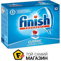 Таблетки для посудомийок Finish Classic, 32 шт.