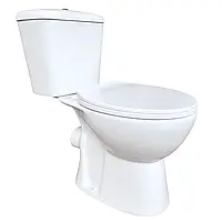 Унитаз-компакт безободковый Keramika Nova C637B с сиденьем микролифт