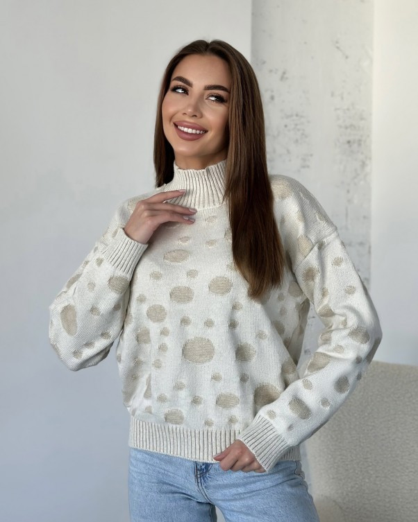 Світера ISSA PLUS WN20-566 M бежевий, фото 1