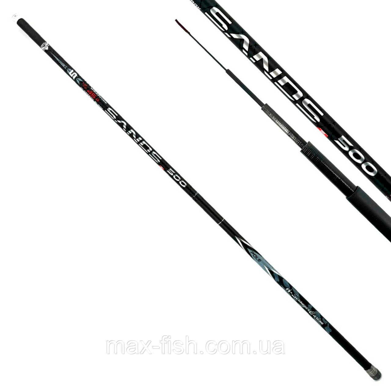 Вудлище махове SOLARIS Sands Pole 4m to 45g карбон без кілець