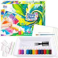Игра "Эбру Арт" Fun Game, набор для рисования на воде, набор творчества, 12 красок, аксессуары (RH87752)
