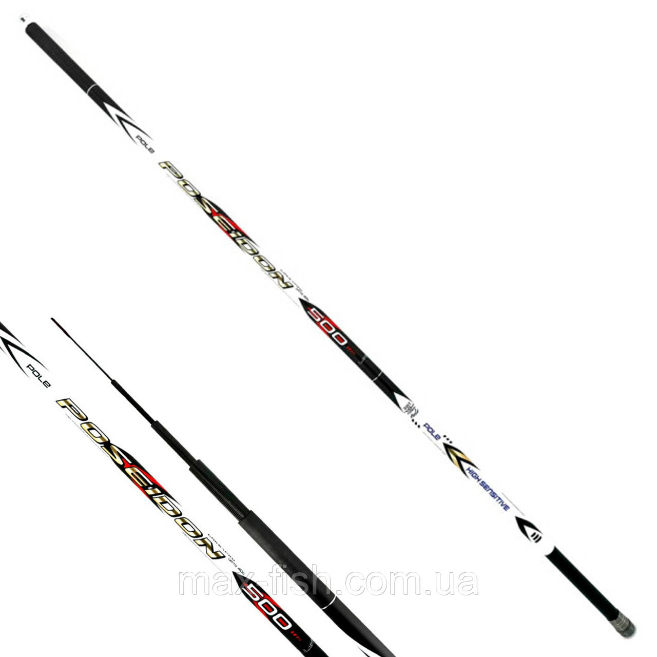 Вудлище махове SOLARIS Poseidon Pole 5m to 40g карбон без кілець, фото 1