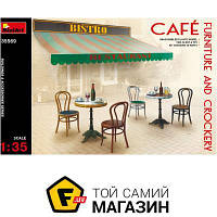 Модель 1:35 - Miniart - Cafe Furniture & Crockery (MA35569) пластмасса