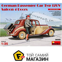 Модель 1:35 автомобили - Miniart - German Passenger Car Typ 170V. Saloon 4 Doors (MA38008) пластмасса