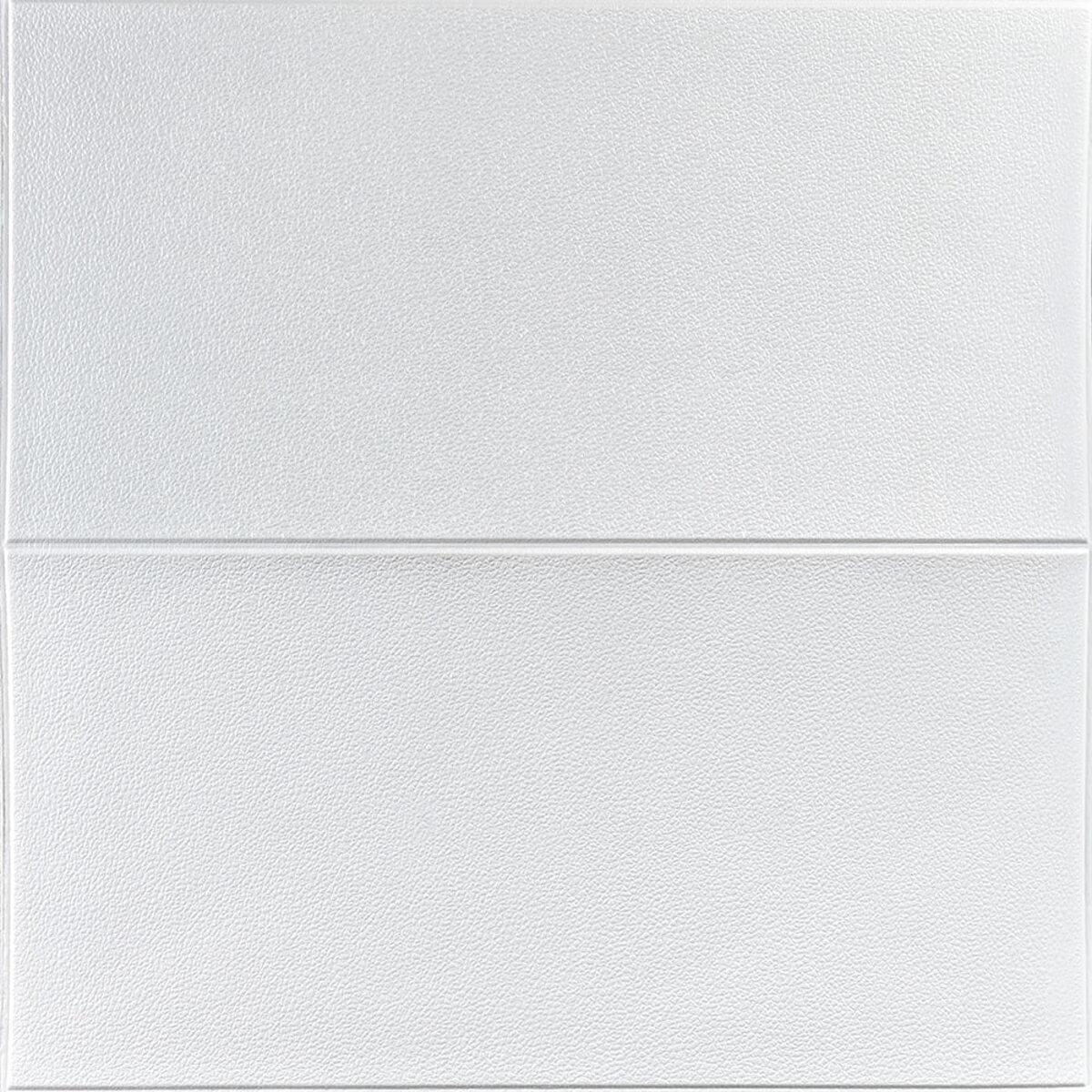 Панель стінова 3D 700х700х5мм Lichi square white (D) SW-00001802