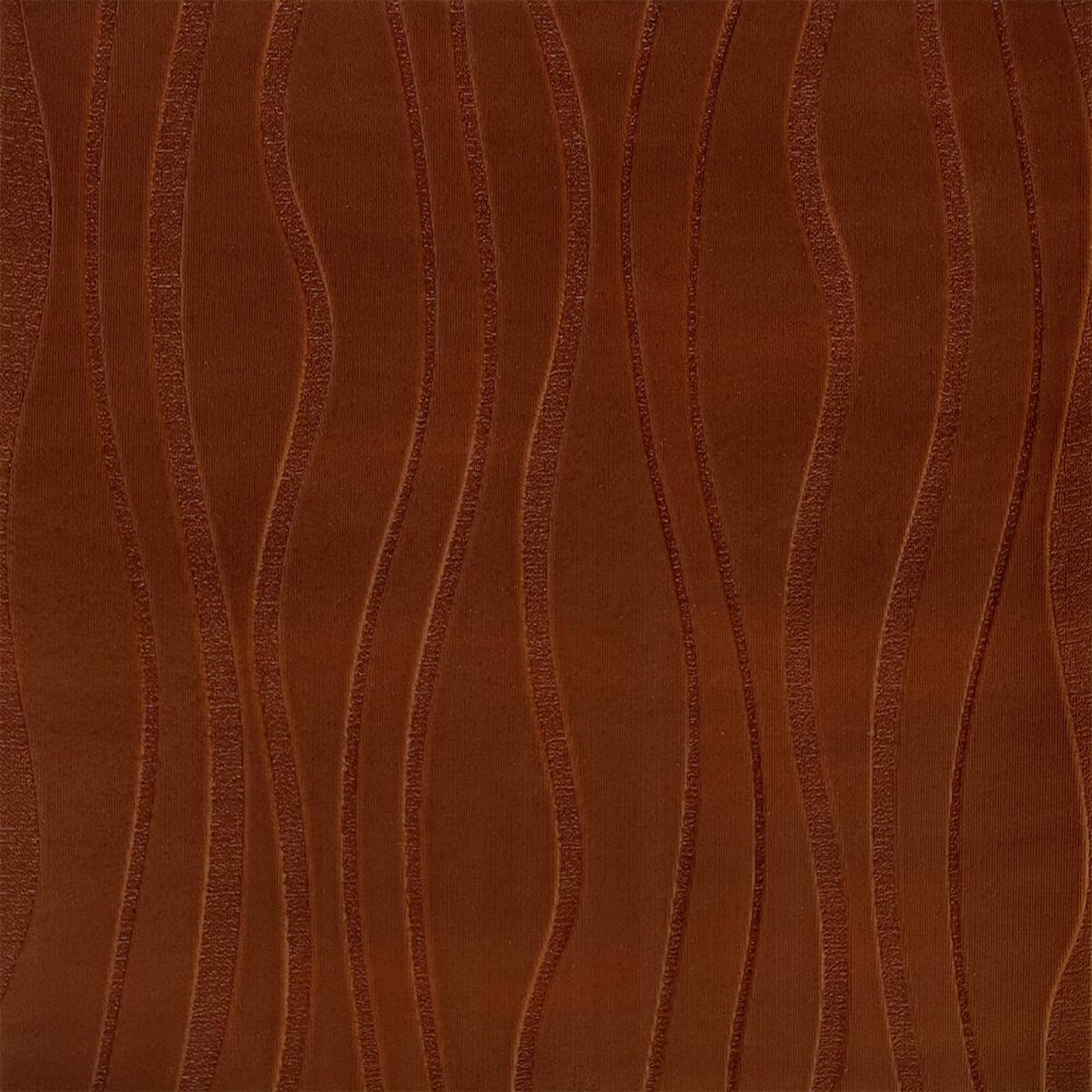 Самоклеюча декоративна настінно-стельова 3D панель коричневі хвилі 600*600*5мм SW-00001882