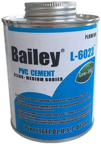 Клей для труб ПВХ Bailey L-6023 473 мл (ID#2191052112), цена: 546 ...