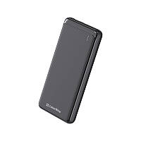 Универсальная мобильная батарея ColorWay Slim 10000mAh Black (CW-PB100LPF2BK) DL, код: 8413176