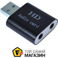 Звуковая карта Dynamode USB-SOUND7-ALU Black