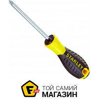 Стандартная 100 одна отвертка Stanley Essential, PZ2х100мм (STHT0-60276) крестовая с насечками (Pozidriv)