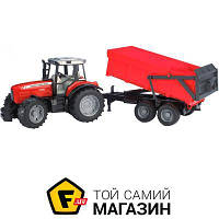 Трактор Bruder Massey Ferguson 7480 c прицепом, 1:16 (02045)