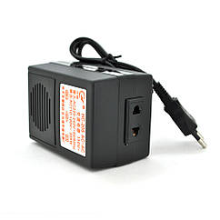 Перетворювач напруги 200W Input 220 V/Output 110V, + універсальна розетка