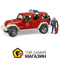 Пожарная техника Bruder Wrangler Unlimited Rubicon + фигурка пожарника, 1:16 (02528)