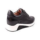 Кросівки жіночі Djovannia чорні натуральна шкіра, 38, фото 4