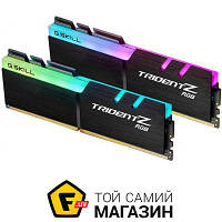 Оперативная память G.skill DDR4 16GB (2x8GB), 3200MHz, PC4-25600 Trident Z RGB (F4-3200C16D-16GTZR)