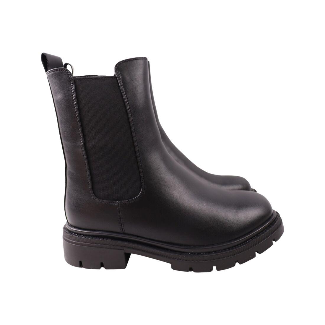 Черевики жіночі Renzoni чорні натуральна шкіра, 41, фото 1