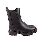 Черевики жіночі Renzoni чорні натуральна шкіра, 41, фото 3