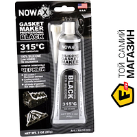 Уплотнитель Nowax NOWAX GASKET MAKER BLACK 85g + 315?С Високотемпературний, професійний чорний (NX35309)