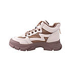 Черевики жіночі Renzoni молочні натуральна шкіра, 37, фото 2