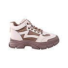 Черевики жіночі Renzoni молочні натуральна шкіра, 37, фото 3