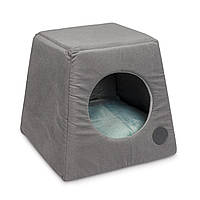 Будинок-лежак для собак Pet Fashion TUTTI 36x36x34 см Сірий (4823082417858) GL, код: 7568303