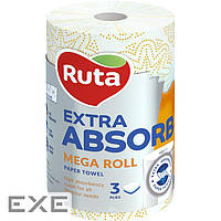 Бумажные полотенца Ruta Selecta Mega roll 3 слоя 1 шт. (4820023745643)