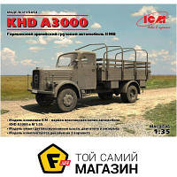 Модель 1:35 грузовики - ICM - Немецкий грузовой автомобиль KHD A3000, 2 МВ 1:35 (ICM35454) пластмасса