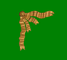 Дерев'яний різьблений декор для меблів/ Декор кутовий/ Код ДК10