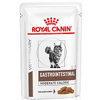 Паучі Royal Canin GASTRO-INTESTINAL MODERATE CALORIE FELINE Pouches 85 г (9003579013601) (400 GL, код: 7581589