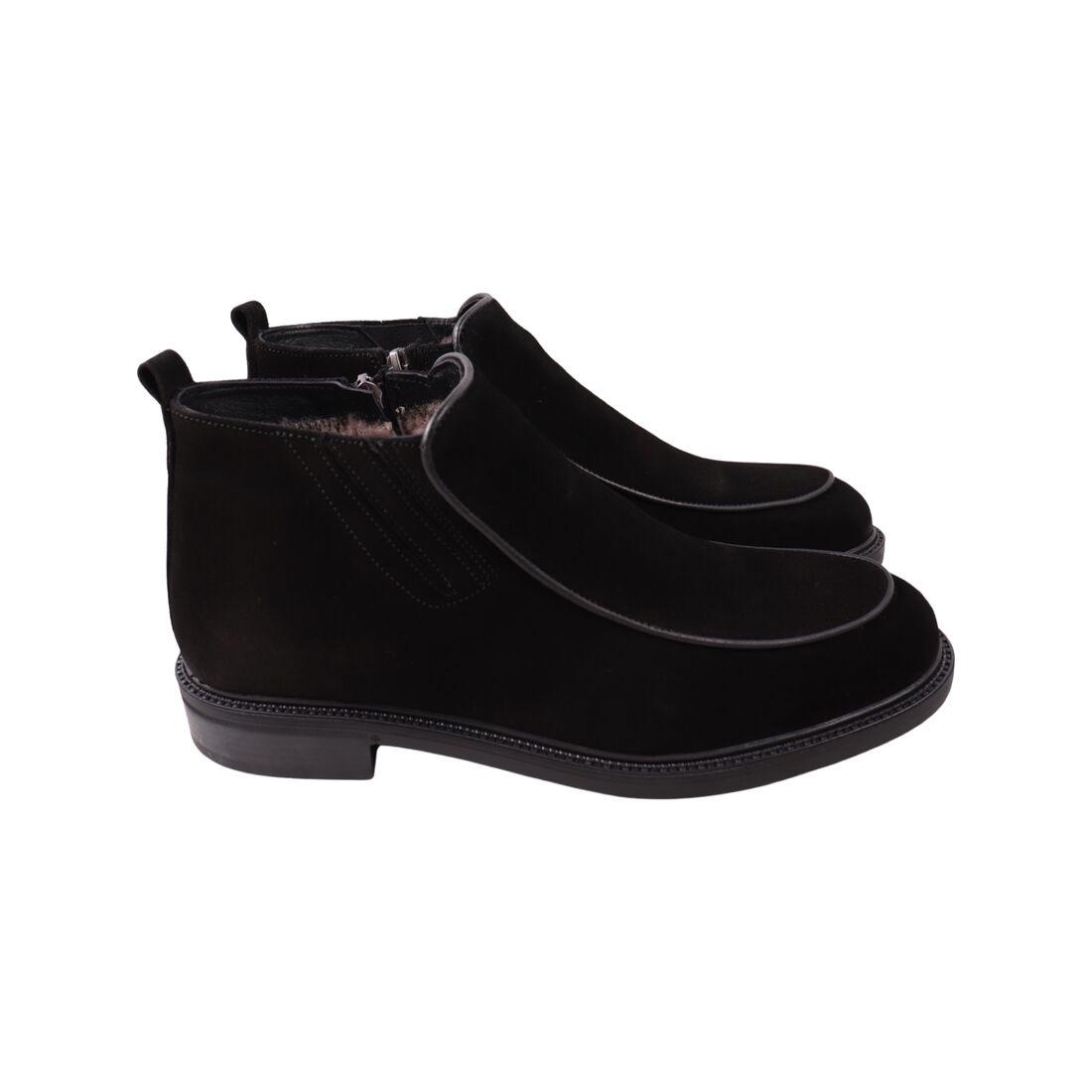 Черевики чоловічі Ridge чорні натуральний нубук, 44, фото 1