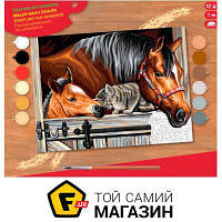 Sequin Art Painting By Numbers Senior. Stable Dooor Trio (SA1523)