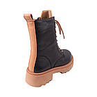 Черевики жіночі Farinni чорні натуральна шкіра, 40, фото 4