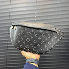Чорна Сумка Бананка Louis Vuitton