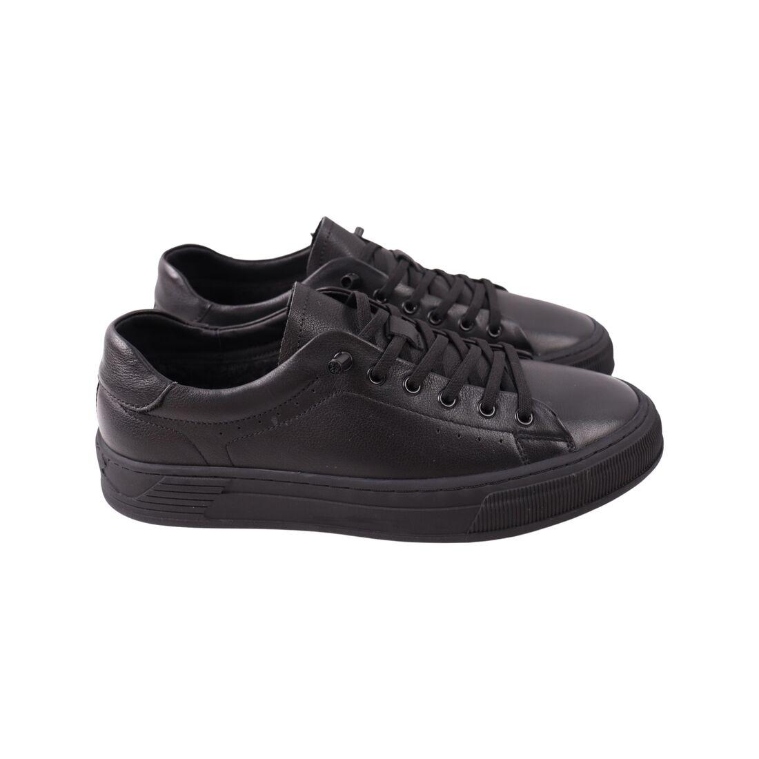 Кросівки чоловічі Li Fexpert чорні натуральна шкіра, 43, фото 1