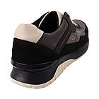 Кросівки чоловічі Konors чорні натуральна шкіра, 40, фото 4