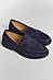 Туфлі-лофери жіночі темно-синього кольору 178682M, фото 2
