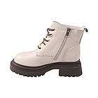 Черевики жіночі Li Fexpert молочні натуральна шкіра, 40, фото 2