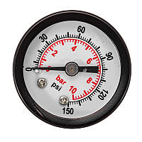 Индикатор давления манометр 1/4" 10bar(D-40мм) Forsage F-Y40-2