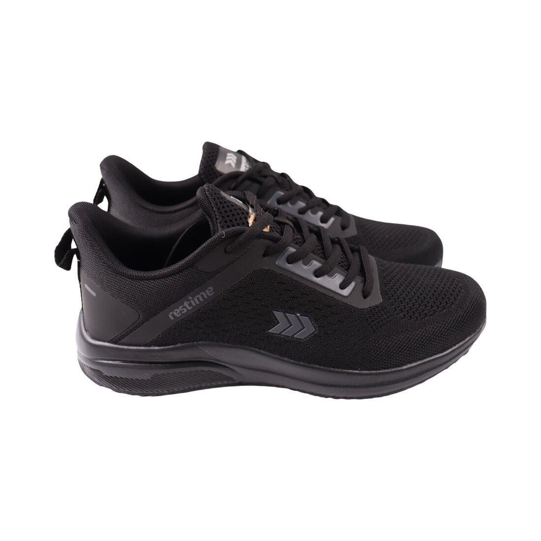 Кроівки чоловічі Restime чорні текстиль, 45, фото 1
