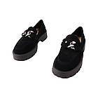 Туфлі жіночі Melanda чорні натуральна замша, 40, фото 5