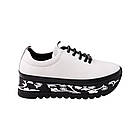 Кросівки жіночі Kesim білі натуральна шкіра, 34, фото 3