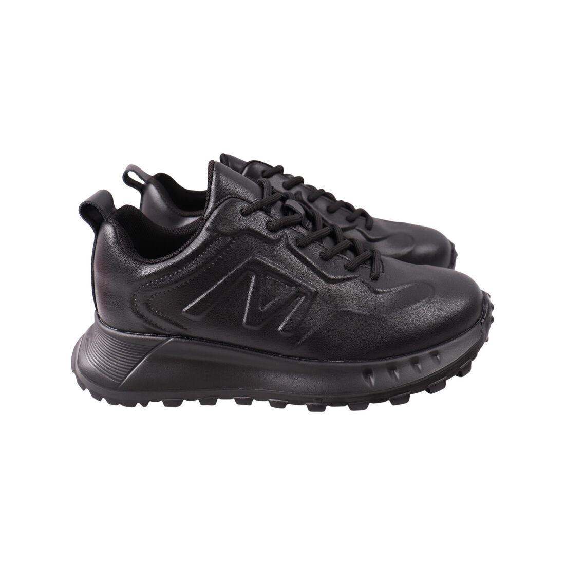 Кросівки жіночі Li Fexpert чорні натуральна шкіра, 39, фото 1