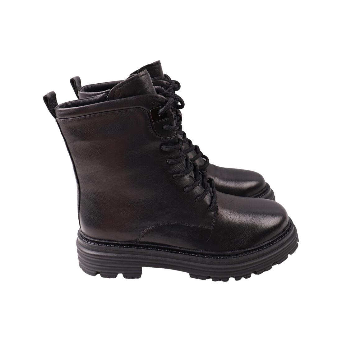 Черевики жіночі Arees чорні натуральна шкіра, 39, фото 1