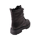 Черевики жіночі Arees чорні натуральна шкіра, 39, фото 4