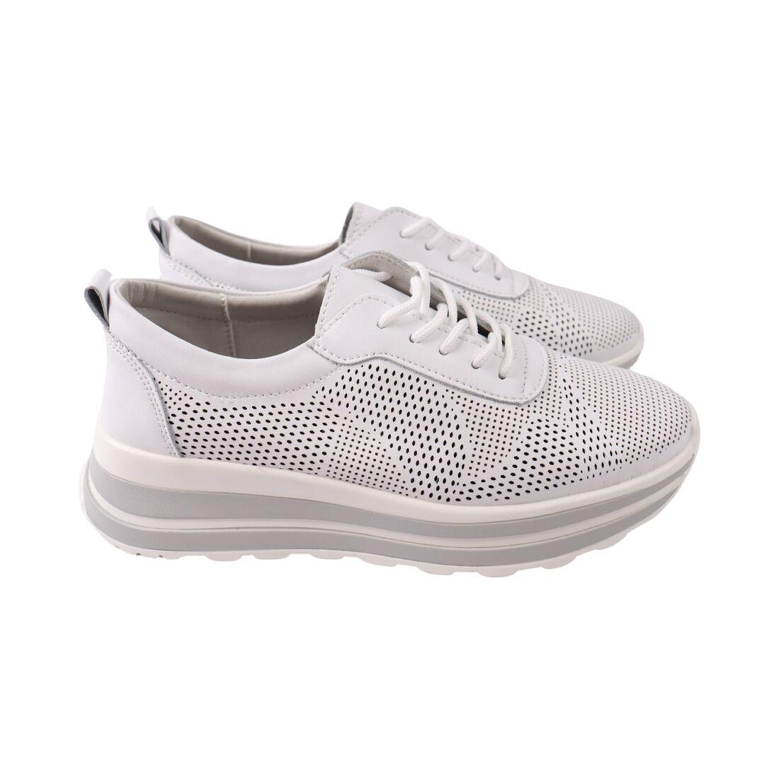 Кросівки жіночі Li Fexpert білі натуральна шкіра, 40, фото 1