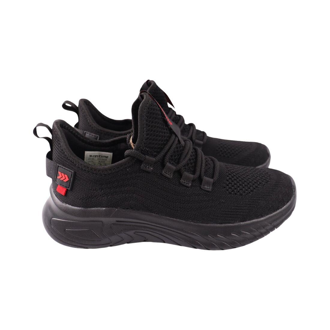 Кросівки чоловічі Restime чорні текстиль, 44, фото 1
