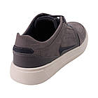 Кеди чоловічі Detta сірі натуральний нубук, 45, фото 4