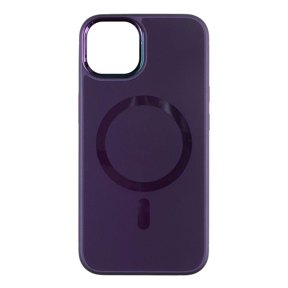 Чохол AG-Glass Chrome Camera with Magsafe для Iphone 12/12 Pro Колір Purple