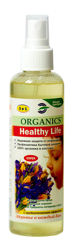 Засіб для захисту від інфекцій та усунення запаху Organics Healthy Life 200мл