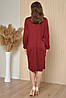 Сукня жіноча напівбатальна фіолетового кольору р.46 164753P, фото 3